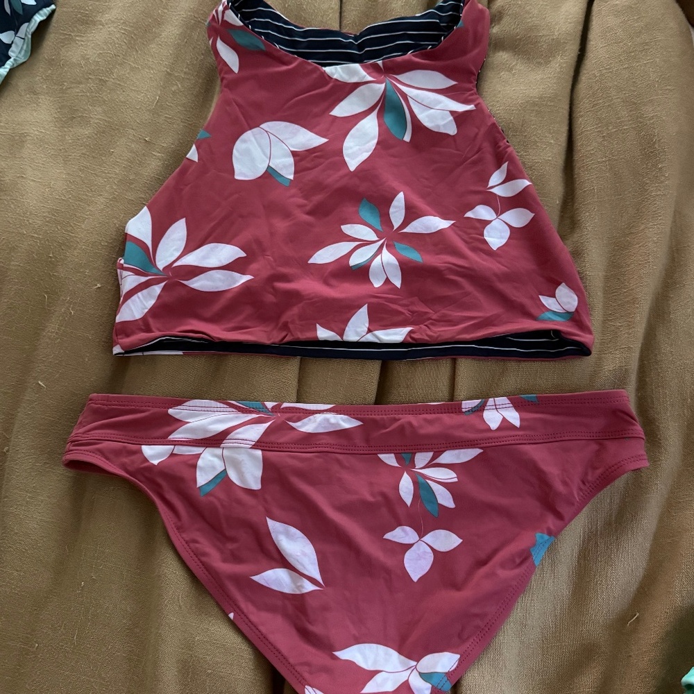 Carve Bikini - Navy and Rust